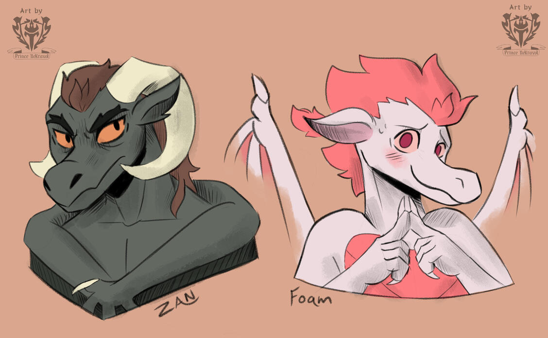 [Six Legends fan art] Zan &amp; Foam